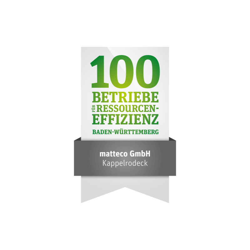 100 Betriebe fuer Ressourceneffizienz matteco